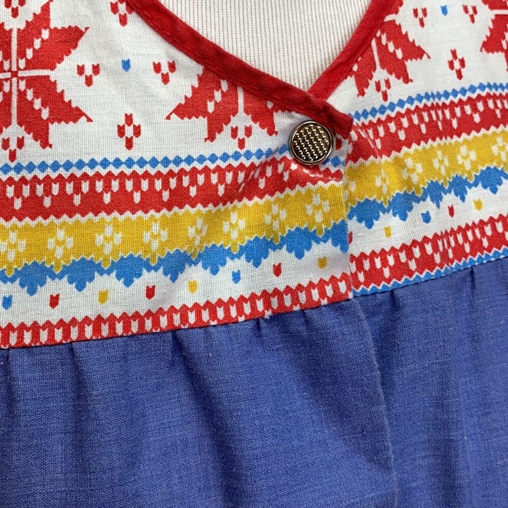 Vintage Retro 60's Smock Apron Vest - Picture 3 of 7
